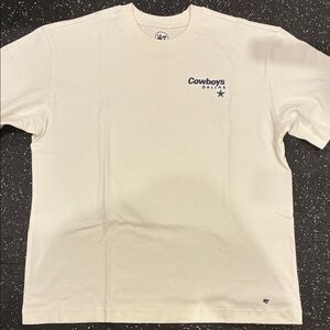 47 Brand Dallas Cowboys Cream Short-Sleeve Crew Tee
